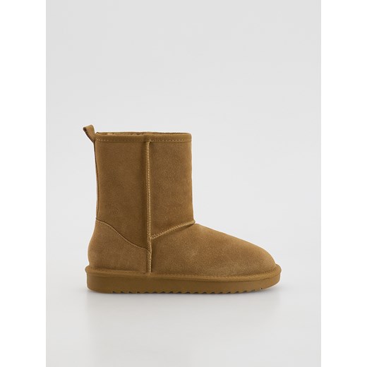 Reserved - Zamszowe śniegowce - brązowy ze sklepu Reserved w kategorii Śniegowce damskie - zdjęcie 187517088