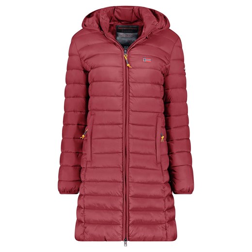 Geographical Norway Płaszcz pikowany &quot;Atikolor&quot; w kolorze bordowym ze sklepu Limango Polska w kategorii Kurtki damskie - zdjęcie 187517545