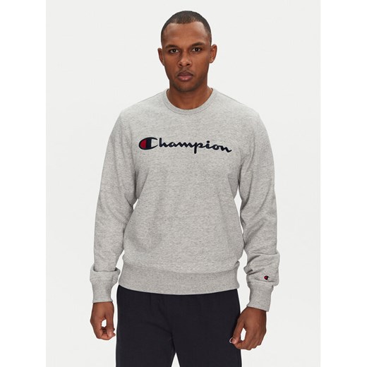 Champion Bluza 220727 Szary Slim Fit ze sklepu MODIVO w kategorii Bluzy męskie - zdjęcie 187517746