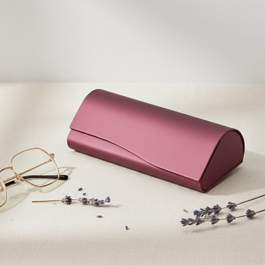 Etui na okulary korekcyjne zamykane na magnes STHC-93C bordowe ze sklepu Stylion w kategorii Etui - zdjęcie 187517959