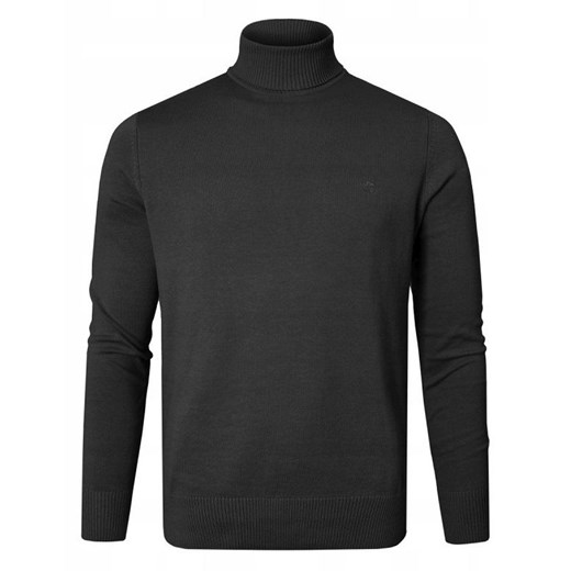 Bawełniany Męski Golf - Pako Jeans - Czarny SWPJNSgolfGUSTAVOcz ze sklepu JegoSzafa.pl w kategorii Swetry męskie - zdjęcie 187518167