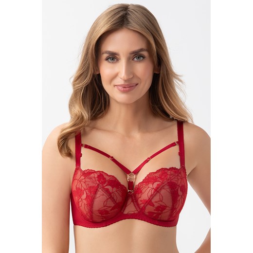 Biustonosz miękki Gorsenia K959 Amira czerwony ze sklepu kontri.pl w kategorii Biustonosze - zdjęcie 187518497