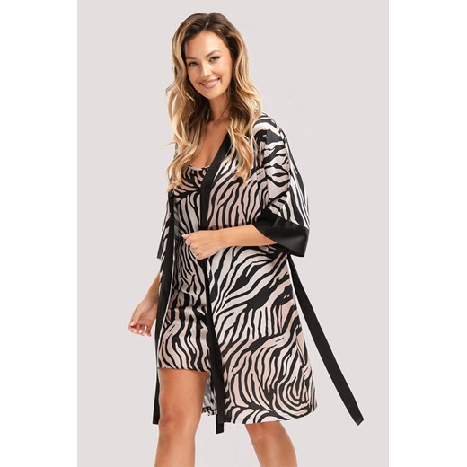 Unikat Braga peniuar krótki z rękawem 3/4 wzór ze sklepu kontri.pl w kategorii Majtki damskie - zdjęcie 187518565