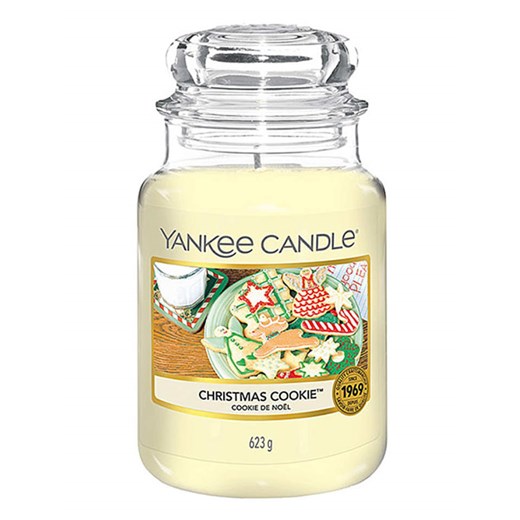 Yankee Candle Duża świeca zapachowa - Christmas Cookie - 623 g ze sklepu Limango Polska w kategorii Świece i dyfuzory - zdjęcie 187520097