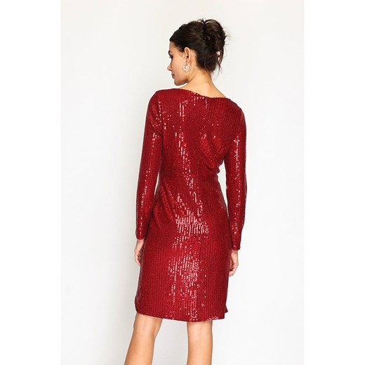 ASSUILI Sukienka w kolorze bordowym 40 Limango Polska okazja
