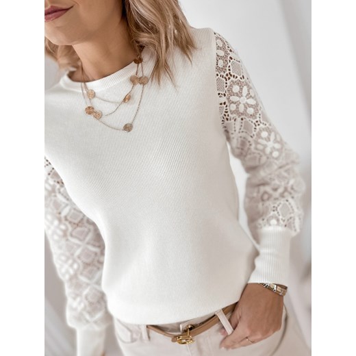 sweter maracot ecru one size ONE SIZE UBRA