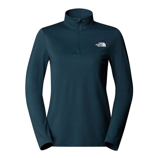 Koszulka damska The North Face 1/4 Flex 0A8BRQBSA1 - zielona ze sklepu streetstyle24.pl w kategorii Bluzki damskie - zdjęcie 187520497