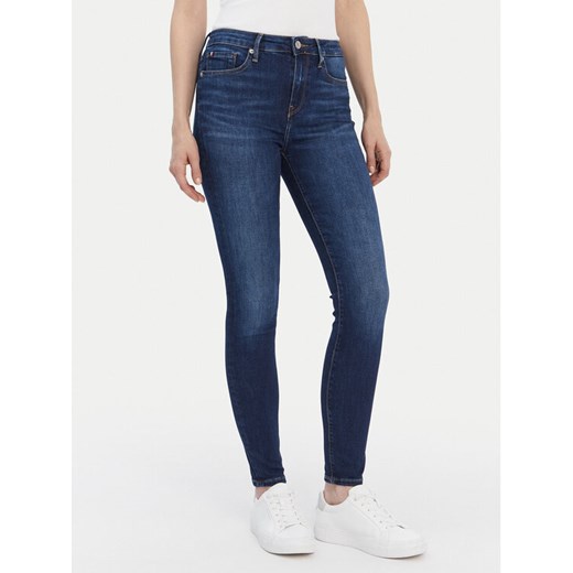 Tommy Hilfiger Jeansy WW0WW45010 Granatowy Slim Fit ze sklepu MODIVO w kategorii Jeansy damskie - zdjęcie 187521409