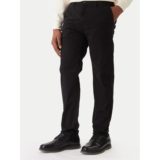 Guess Jeans Chinosy M4YB33 WGB5A Czarny Regular Fit ze sklepu MODIVO w kategorii Spodnie męskie - zdjęcie 187521427