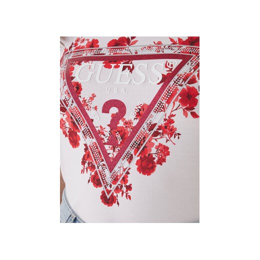 Guess T-Shirt W6RI23 J1314 Różowy Regular Fit Guess S MODIVO