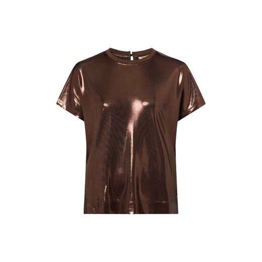 MOS MOSH Bluzka damska - MMNivola Kobiety nugatowy jednolity ze sklepu vangraaf w kategorii Bluzki damskie - zdjęcie 187521718