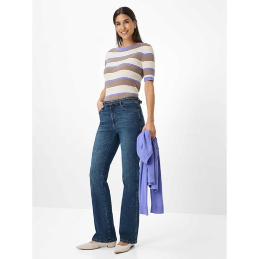 BRAX Dżinsy - Mary Kobiety Bawełna medium stone jednolity ze sklepu vangraaf w kategorii Jeansy damskie - zdjęcie 187521766