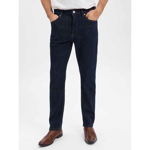 Tommy Hilfiger Męskie dżinsy o regularnym kroju Mężczyźni dark stone jednolity Tommy Hilfiger 38-30 vangraaf