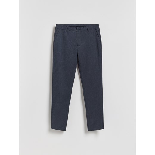Reserved - Spodnie chino slim fit - granatowy ze sklepu Reserved w kategorii Spodnie męskie - zdjęcie 187522809
