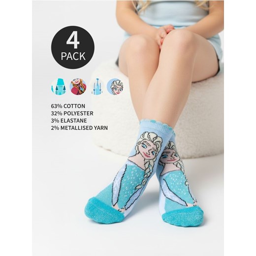 Sinsay - Skarpetki 4 pack Frozen - wielobarwny ze sklepu Sinsay w kategorii Skarpetki dziecięce - zdjęcie 187523466