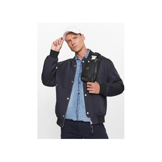 Saszetka nerka Guess Certosa Saffiano Smart Mini Bags HMECSA P3332 Czarny Guess OS eobuwie.pl