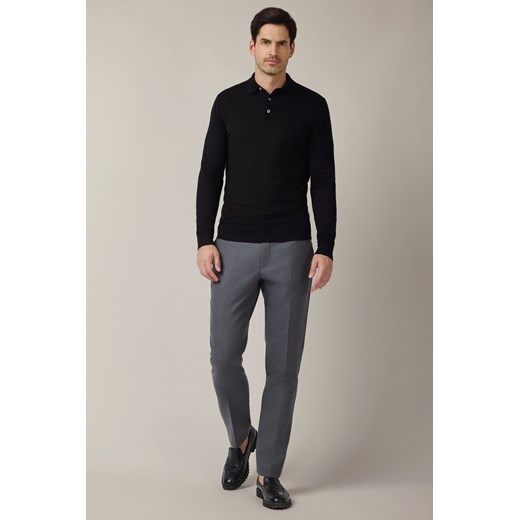 Spodnie Ciemnoszare Wełniane z Elastycznym Pasem Artemio ze sklepu Lancerto S.A. w kategorii Spodnie męskie - zdjęcie 187524049