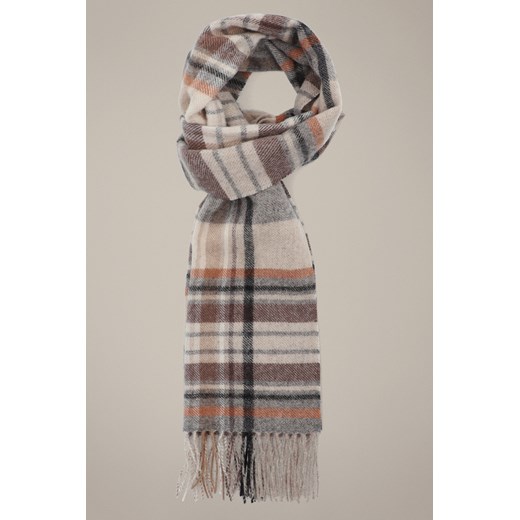 Szal Wełniany Mixkolor w Kratę ze sklepu Lancerto S.A. w kategorii Szaliki i chusty damskie - zdjęcie 187524058