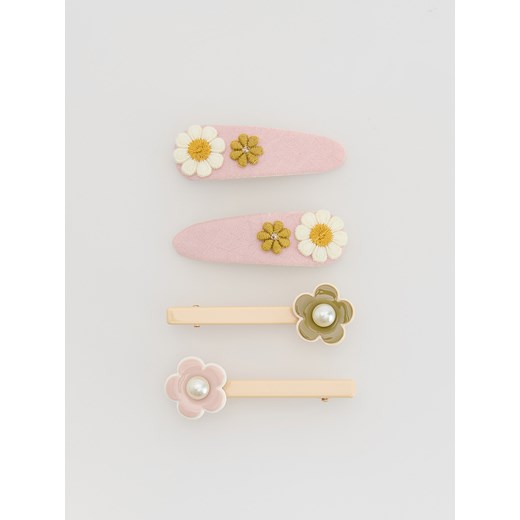 Reserved - Zestaw spinek do włosów 4 pack - wielobarwny ze sklepu Reserved w kategorii Ozdoby do włosów dziewczęce - zdjęcie 187524155