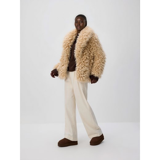 Reserved - Zamszowe śniegowce - ciemnobrązowy ze sklepu Reserved w kategorii Śniegowce damskie - zdjęcie 187524176