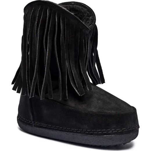 INUIKII Śniegowce Cowboy Fringes Boot | zamsz ze sklepu Gomez Fashion Store w kategorii Śniegowce damskie - zdjęcie 187524615
