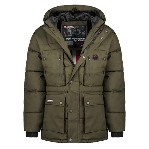 ANAPURNA Kurtka pikowana w kolorze oliwkowym ze sklepu Limango Polska w kategorii Kurtki męskie - zdjęcie 187525035