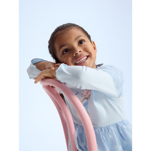 Reserved - Sukienka Kraina Lodu - jasnoniebieski ze sklepu Reserved w kategorii Piżamy dziecięce - zdjęcie 187525836