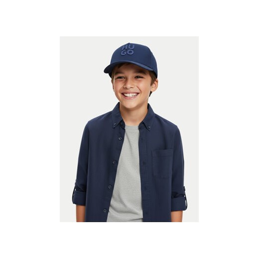 Czapka z daszkiem HUGO G00314 Granatowy 58 eobuwie.pl