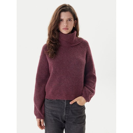 ONLY Golf Gila 15358571 Fioletowy Regular Fit ze sklepu MODIVO w kategorii Swetry damskie - zdjęcie 187526307