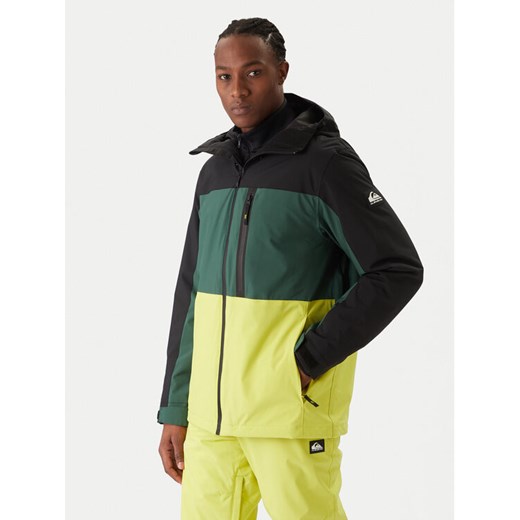 Quiksilver Kurtka snowboardowa Sycamore Block 20K JK EQYTJ03503 Zielony Relaxed Fit ze sklepu MODIVO w kategorii Kurtki męskie - zdjęcie 187526349