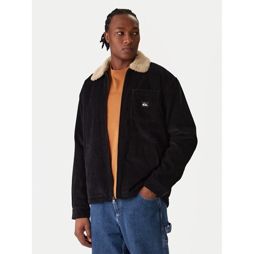 Quiksilver Kurtka przejściowa Dna Sherpa Harrington EQYJK04201 Czarny Regular Fit ze sklepu MODIVO w kategorii Kurtki męskie - zdjęcie 187526356