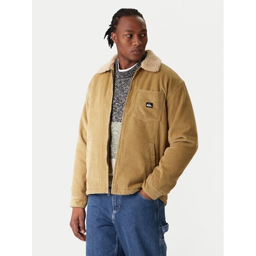 Quiksilver Kurtka przejściowa Dna Sherpa Harrington EQYJK04201 Beżowy Regular Fit ze sklepu MODIVO w kategorii Kurtki męskie - zdjęcie 187526375