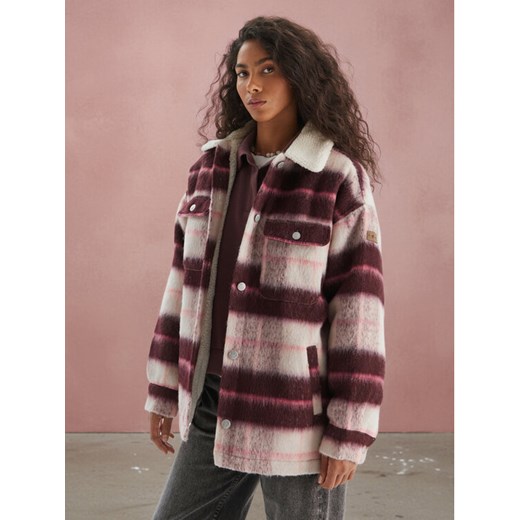 Roxy Kurtka przejściowa Passage Of Time ERJJK03670 Bordowy Relaxed Fit ze sklepu MODIVO w kategorii Kurtki damskie - zdjęcie 187526386