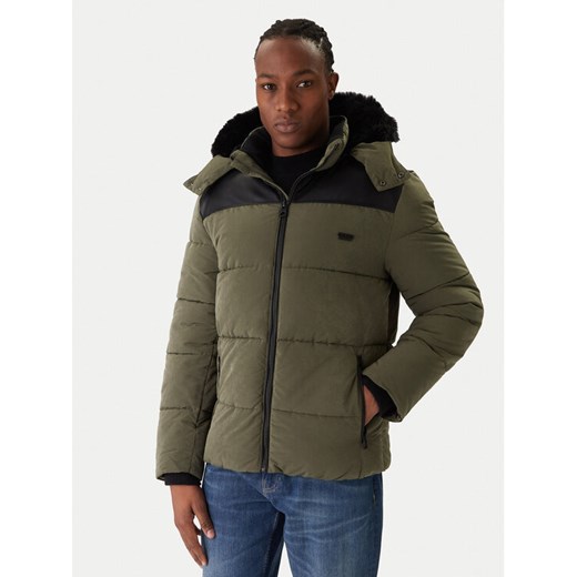 Guess Kurtka zimowa M5BL2A W2202 Zielony Regular Fit ze sklepu MODIVO w kategorii Kurtki męskie - zdjęcie 187526396