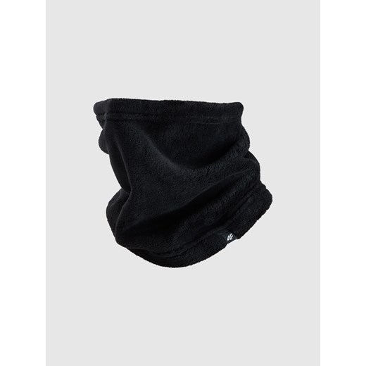 Dziecięcy komin 4F 4FJWAW25ABDAU129 - czarny ze sklepu Sportstylestory.com w kategorii Szaliki dziecięce - zdjęcie 187528836