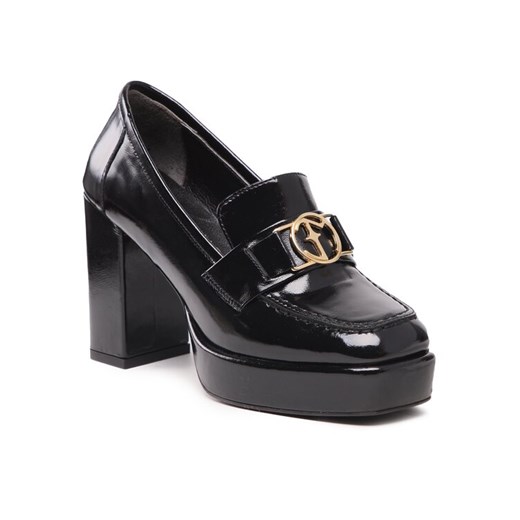 Półbuty Eva Minge EM-71-13-001602 Czarny ze sklepu eobuwie.pl w kategorii Czółenka - zdjęcie 187529006