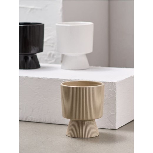 Sinsay - Osłonka doniczki - kremowy ze sklepu Sinsay w kategorii Doniczki i osłonki - zdjęcie 187530209