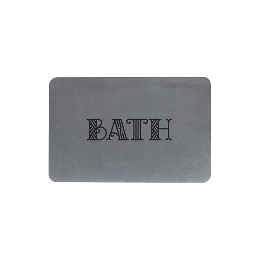 Artsy Dywanik łazienkowy &quot;Bath&quot; w kolorze szarym - 60 x 39 cm ze sklepu Limango Polska w kategorii Akcesoria łazienkowe - zdjęcie 187530379