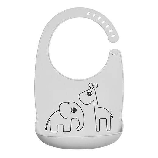 done by deer Silikonowy śliniaczek &quot;Deer Friends&quot; w kolorze szarym ze sklepu Limango Polska w kategorii Zabawki - zdjęcie 187530545