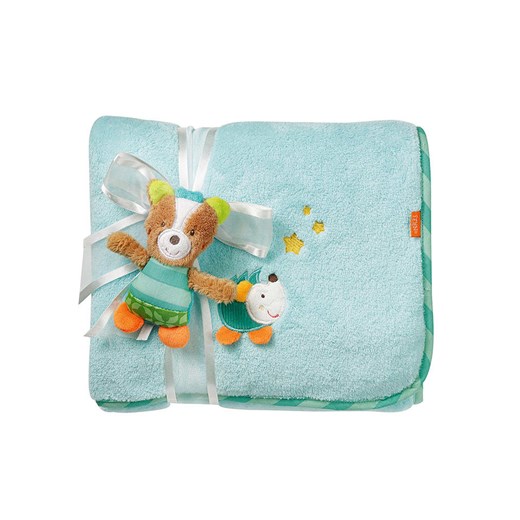 Fehn Koc &quot;Fuchs&quot; w kolorze turkusowym - 100 x 75 cm ze sklepu Limango Polska w kategorii Zabawki - zdjęcie 187530615