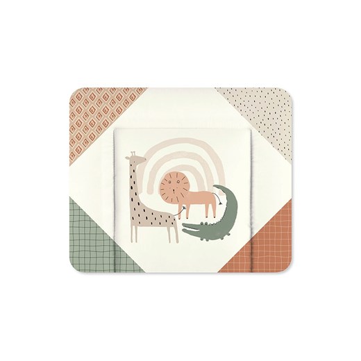 Julius Zöllner Mata do przewijania &quot;Softy Folie Wild Friends&quot; ze wzorem - 85 x 75 cm ze sklepu Limango Polska w kategorii Zabawki - zdjęcie 187530629