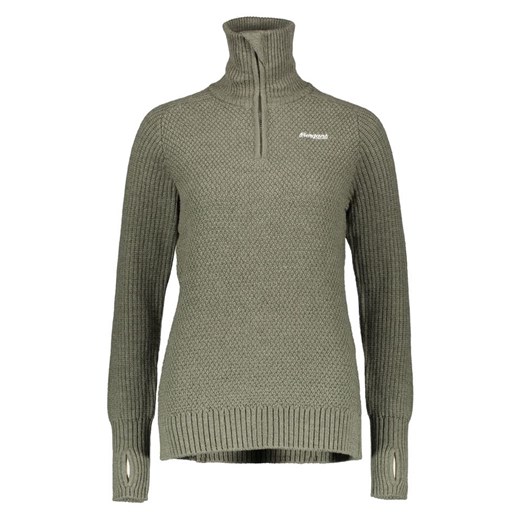 Bergans Wełniany sweter &quot;Ulriken&quot; w kolorze khaki ze sklepu Limango Polska w kategorii Swetry damskie - zdjęcie 187530788