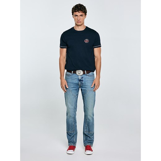 BIG STAR Koszulka &quot;Elvin&quot; w kolorze granatowym L wyprzedaż Limango Polska