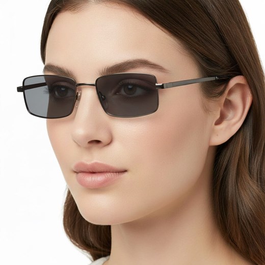 Plusy +2.00 Fotochromowe okulary do czytania z flexami ST342 czarne ze sklepu Stylion w kategorii Okulary korekcyjne damskie - zdjęcie 187531759