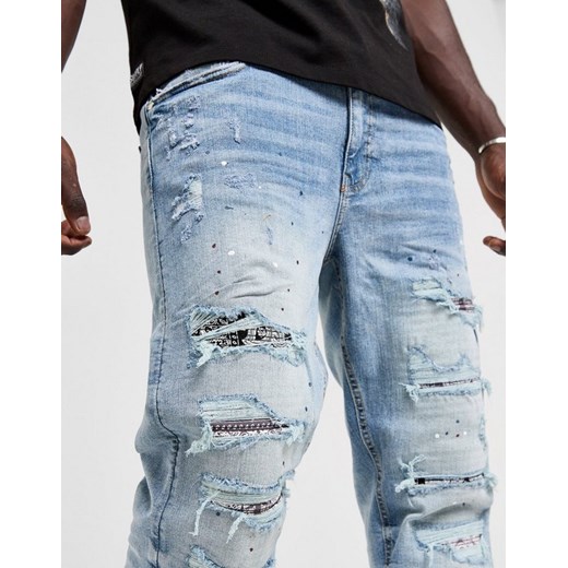 SUPPLY&amp;DEMAND SPODNIE BARTA JN SLIM ze sklepu JD Sports  w kategorii Jeansy męskie - zdjęcie 187532318