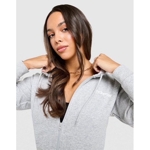 MCKENZIE BLUZA ROZPINANA Z KAPTUREM LOGO CROP HD ze sklepu JD Sports  w kategorii Bluzy damskie - zdjęcie 187532415