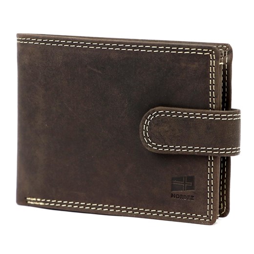 Portfel męski skórzany skóra naturalna Nordee ze sklepu lenaodniemowlakadoszkolniaka.pl w kategorii Portfele męskie - zdjęcie 187532828