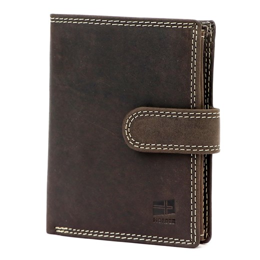 Portfel męski skórzany skóra naturalna Nordee ze sklepu lenaodniemowlakadoszkolniaka.pl w kategorii Portfele męskie - zdjęcie 187532839