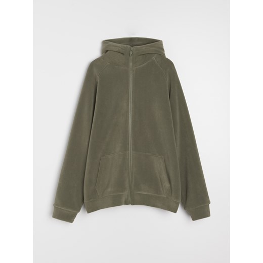 Sinsay - Bluza rozpinana z kapturem - zielony Sinsay 3XL Sinsay