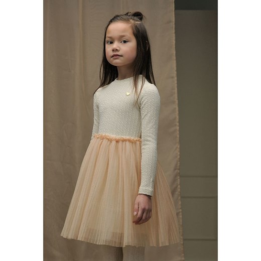 Le Chic Sukienka &quot;Smart&quot; w kolorze kremowo-beżowym Le Chic 140 okazja Limango Polska